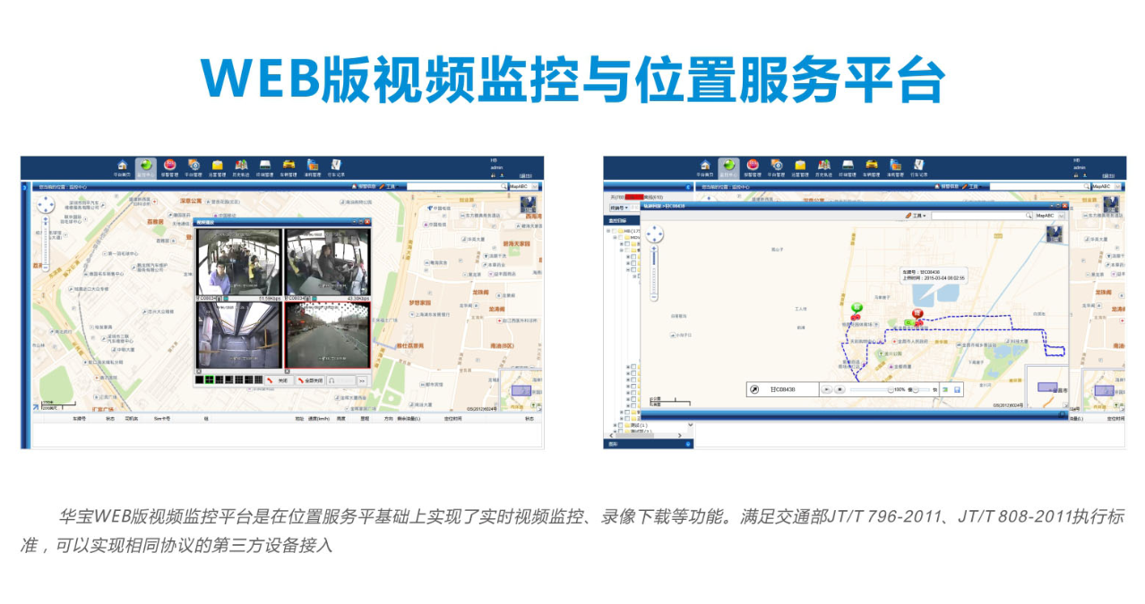 WEB版視頻監(jiān)控與位置服務(wù)平臺